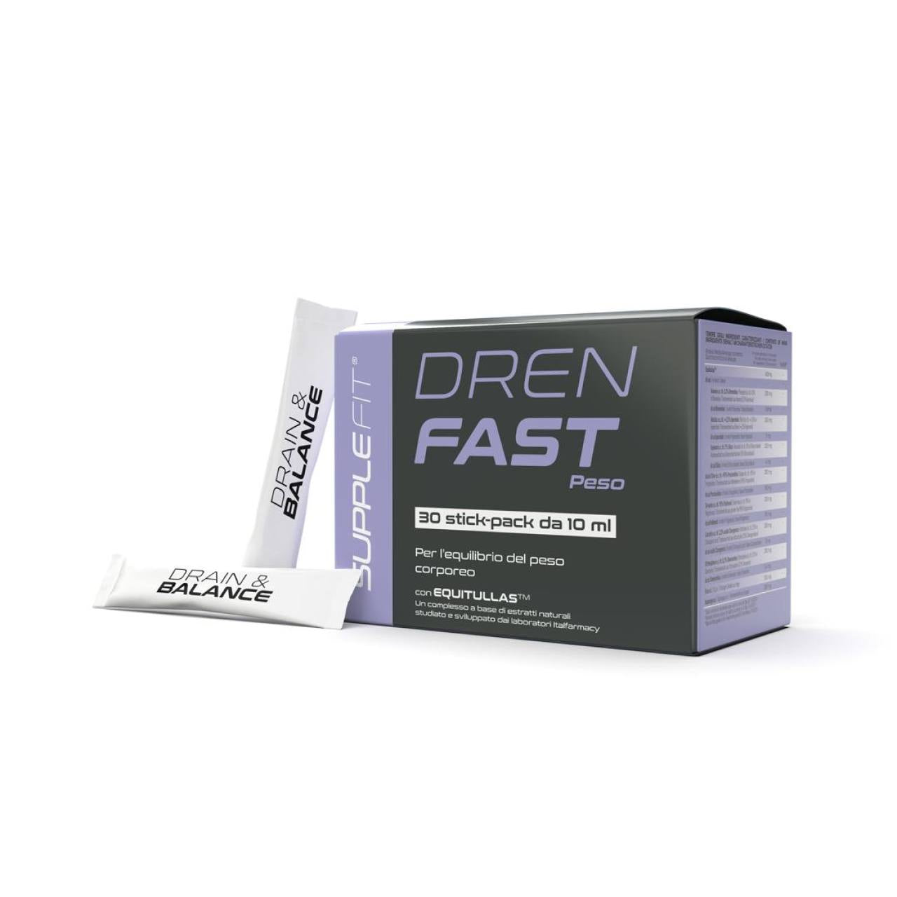 DREN FAST - Pour l'équilibre du poids corporel - avec Equitullas™ - 300 ml