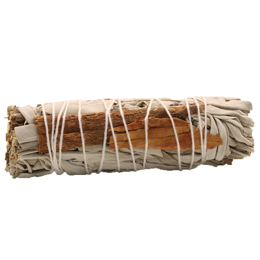 Smudge Stick - Sauge Blanche & Cannelle 10cm