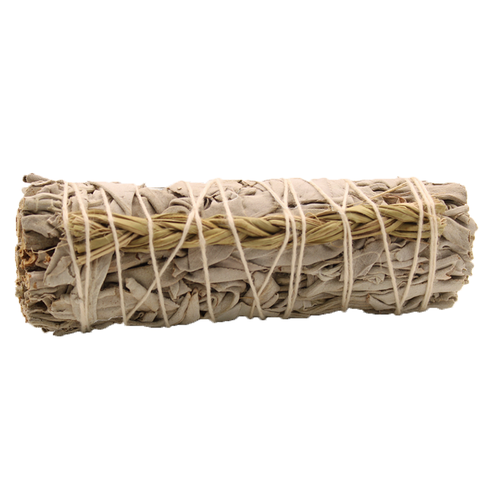 Smudge Stick - Sauge Blanche & Sweetgrass 10cm