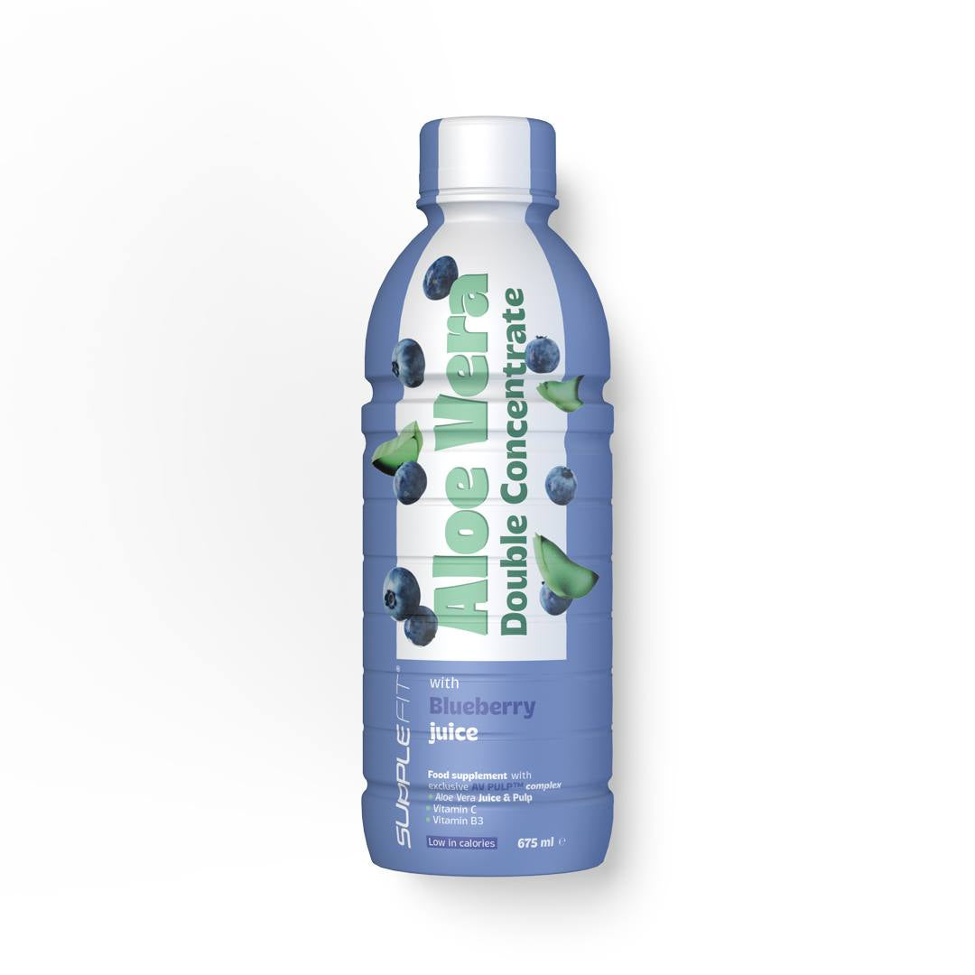 ALOE VERA jus et pulpe avec jus de Myrtille