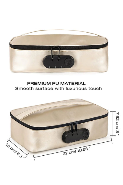 Discreet box luxury gold